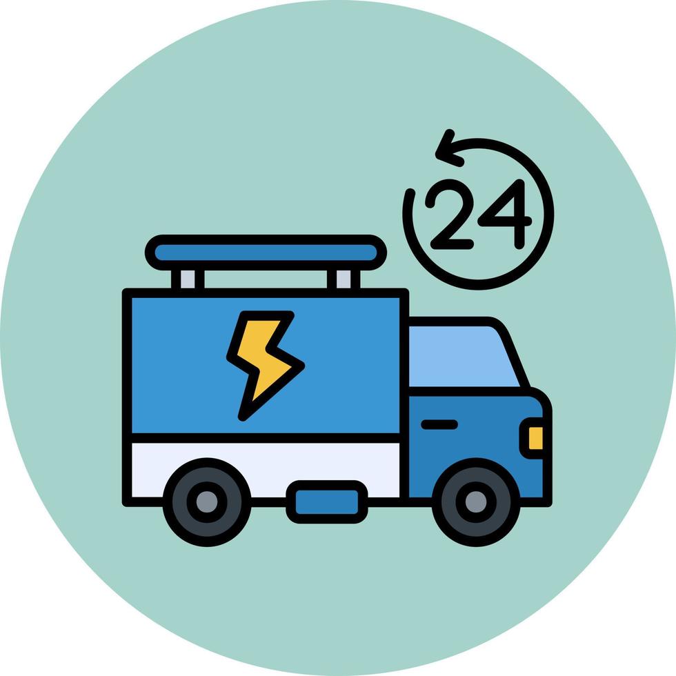 ícone de vetor de eletricista