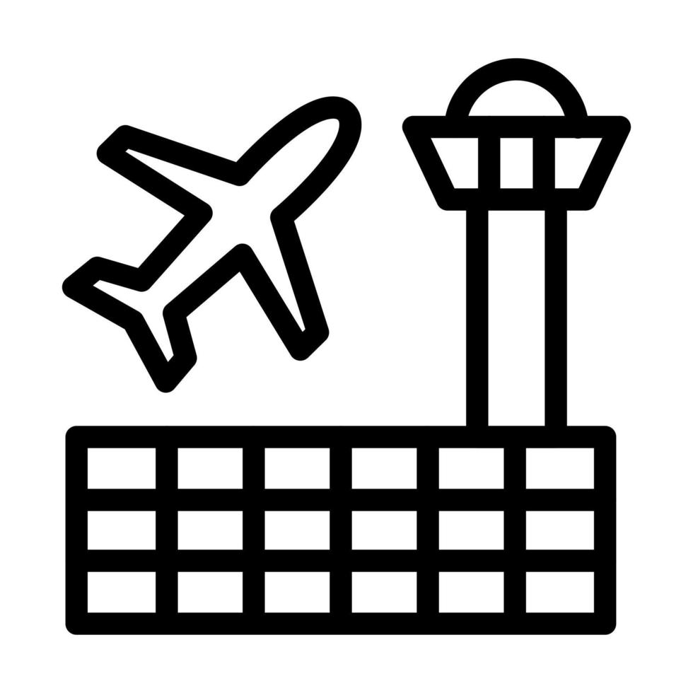 design de ícone do aeroporto vetor