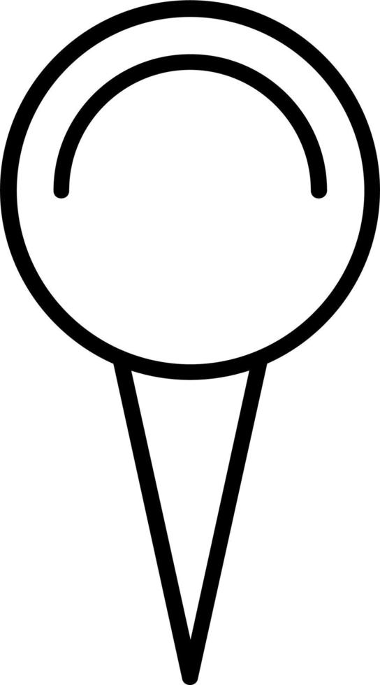 ícone de vetor de alfinete