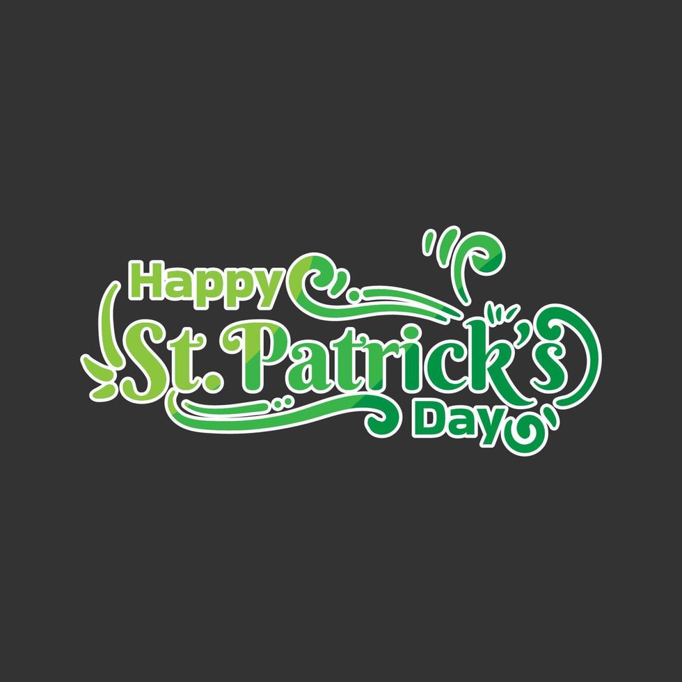 feliz dia de St.Patrick vetor
