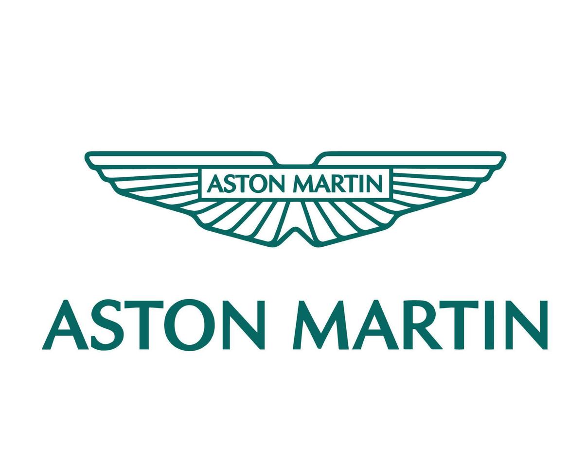 surpreender Martin marca logotipo símbolo verde com nome Projeto britânico carros automóvel vetor ilustração