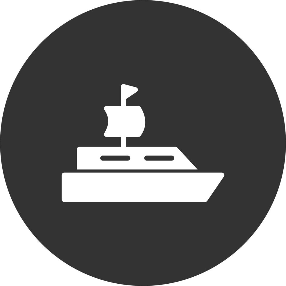 ícone de vetor de embarcação