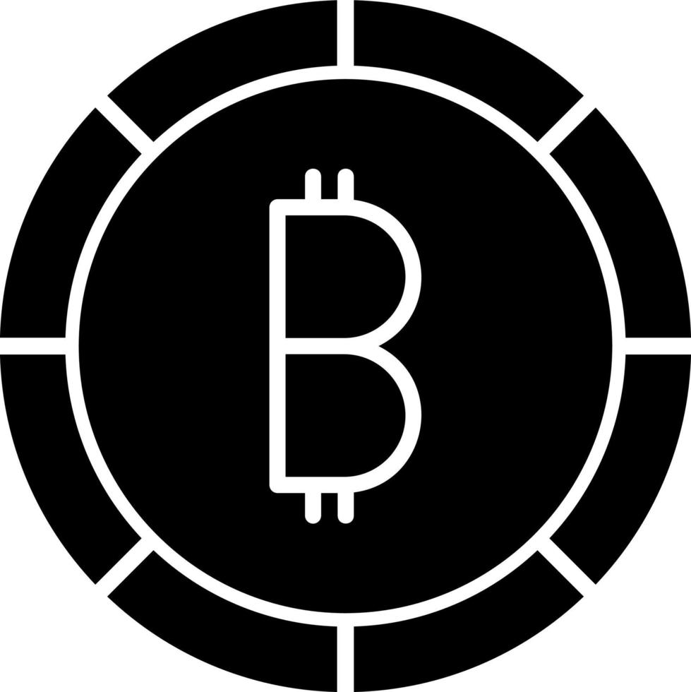 ícone de vetor bitcoin