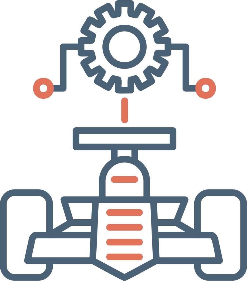 ícone de vetor de configuração de carro