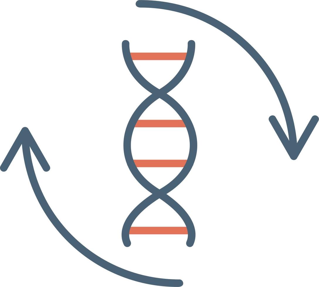 ícone de vetor de DNA