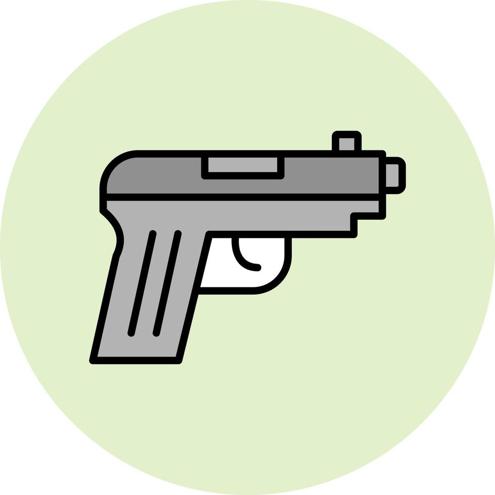 pistola arma de fogo vetor ícone