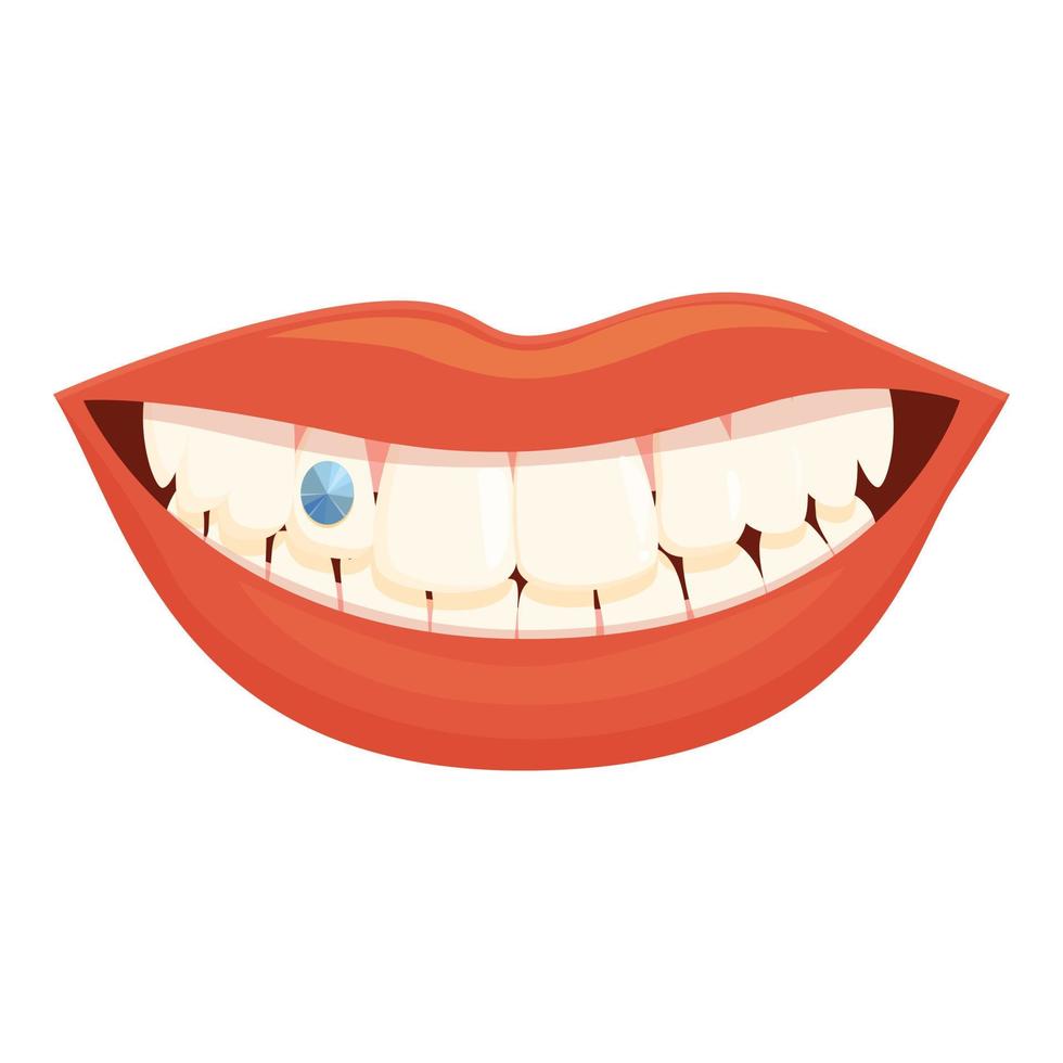 dente gema ícone desenho animado vetor. dental saúde vetor