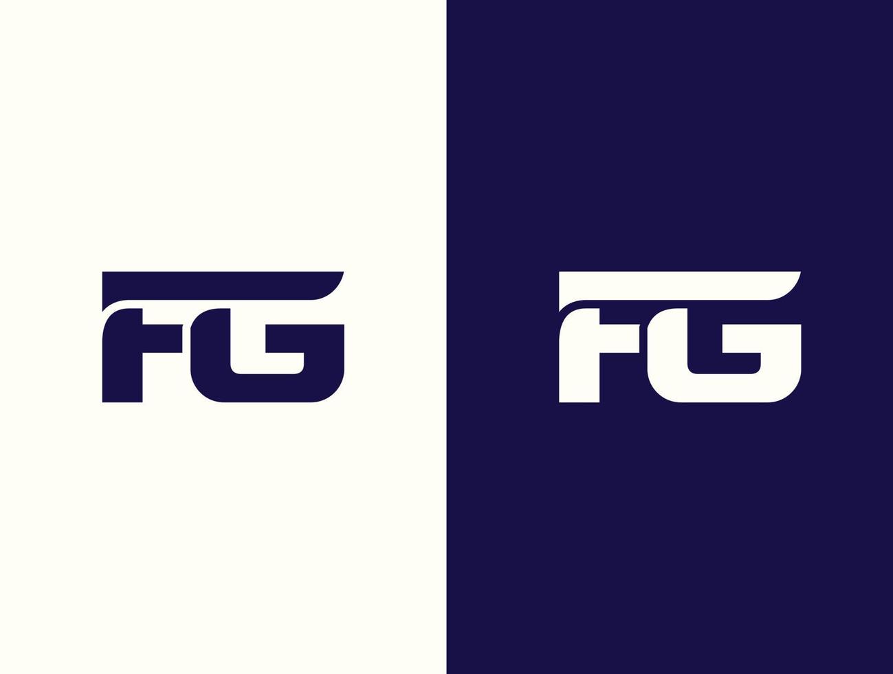 fg logotipo carta Projeto em luxo fundo. gf logotipo monograma iniciais carta conceito.inicial carta fg logotipo vetor
