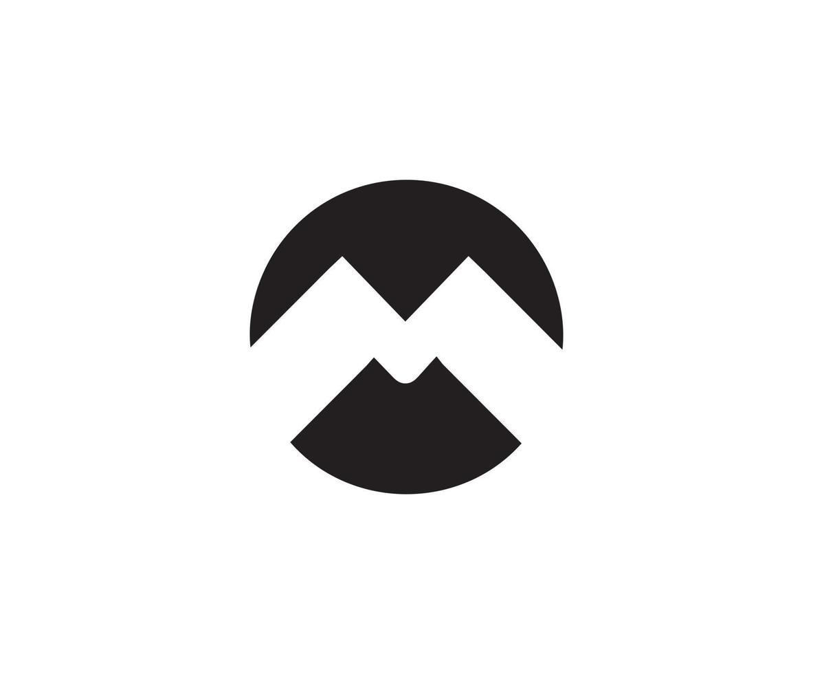 carta m logotipo. m logotipo ícone livre vetor