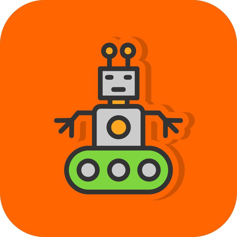 design de ícone de vetor de braço de robô