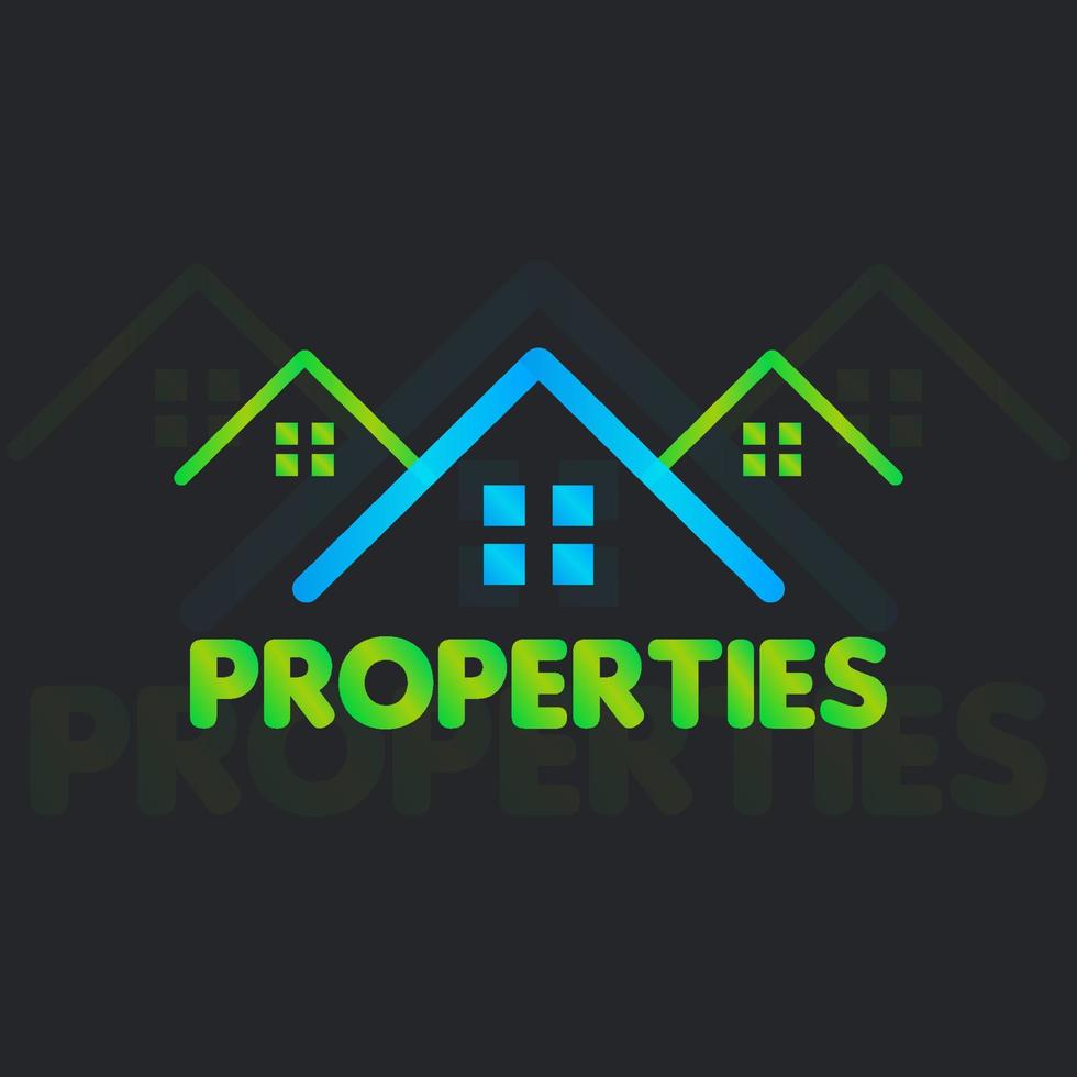 logotipo imobiliário vetor