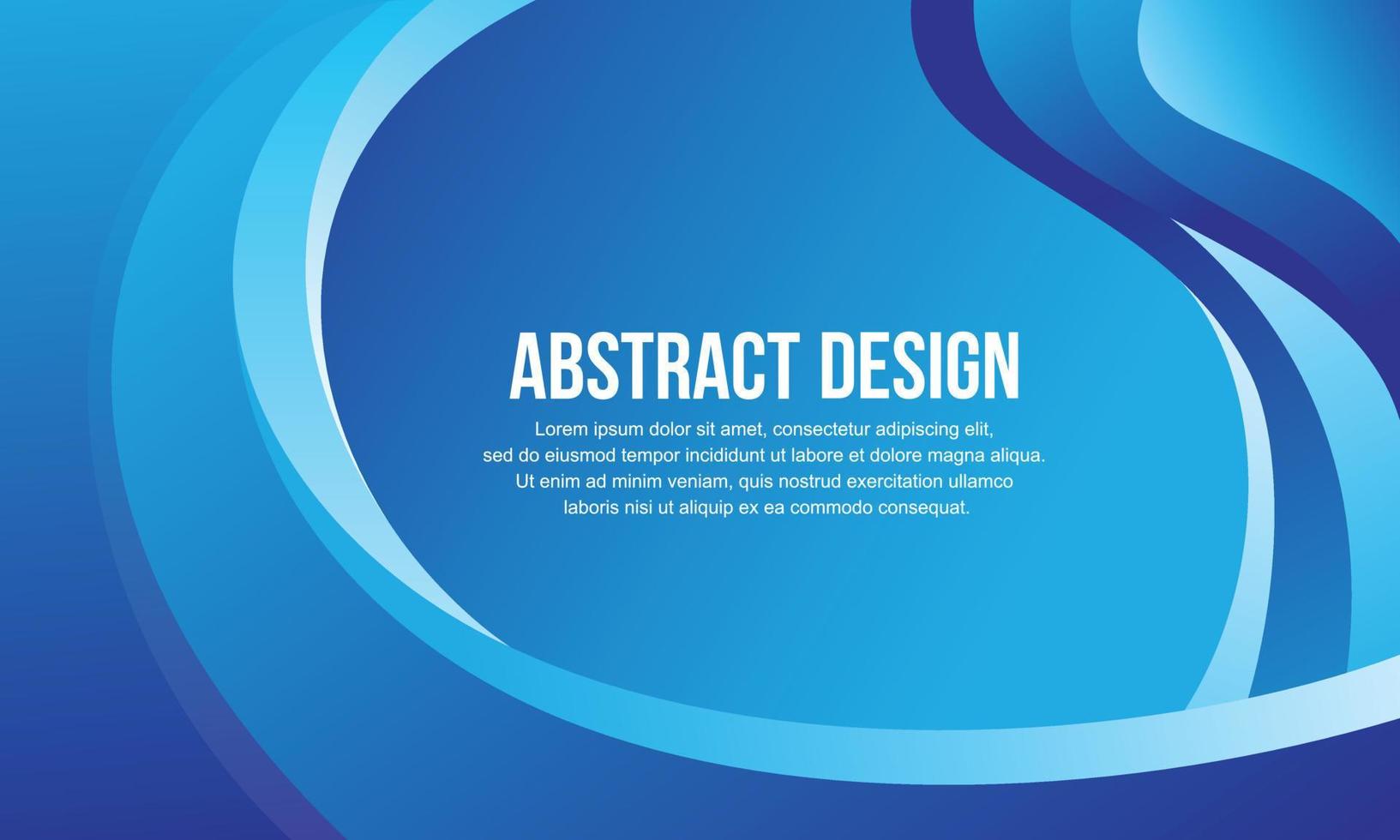 design de vetor abstrato para modelo de design de banner e plano de fundo com conceito de cor azul