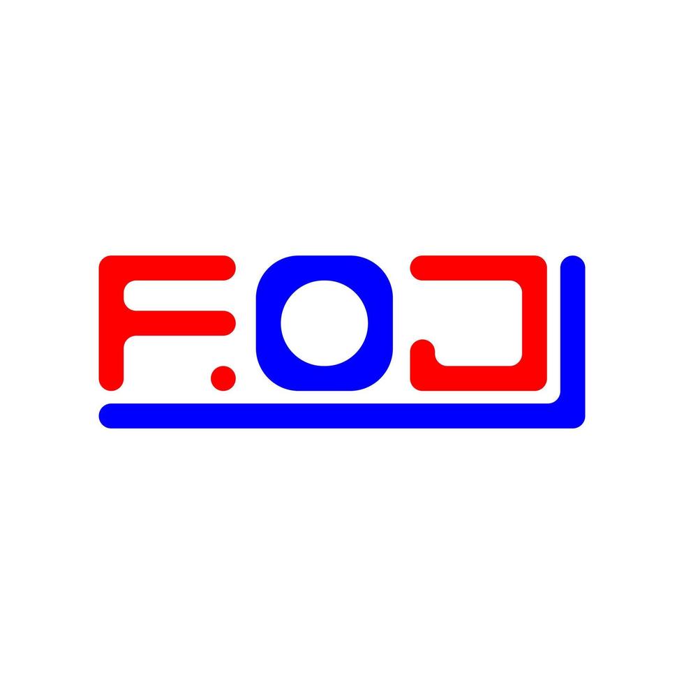 foj carta logotipo criativo Projeto com vetor gráfico, foj simples e moderno logotipo.