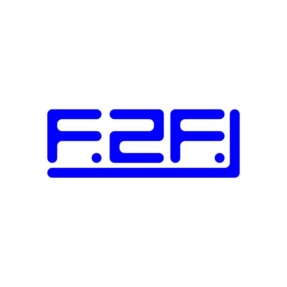 fzf carta logotipo criativo Projeto com vetor gráfico, fzf simples e moderno logotipo.