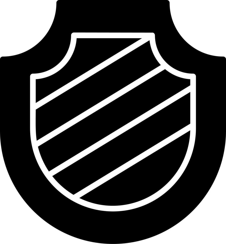 ícone de vetor de escudo