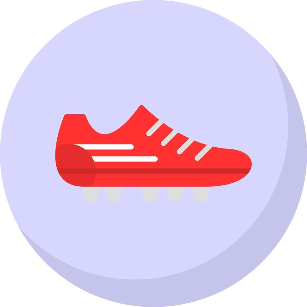 design de ícone de vetor de sapatos de futebol