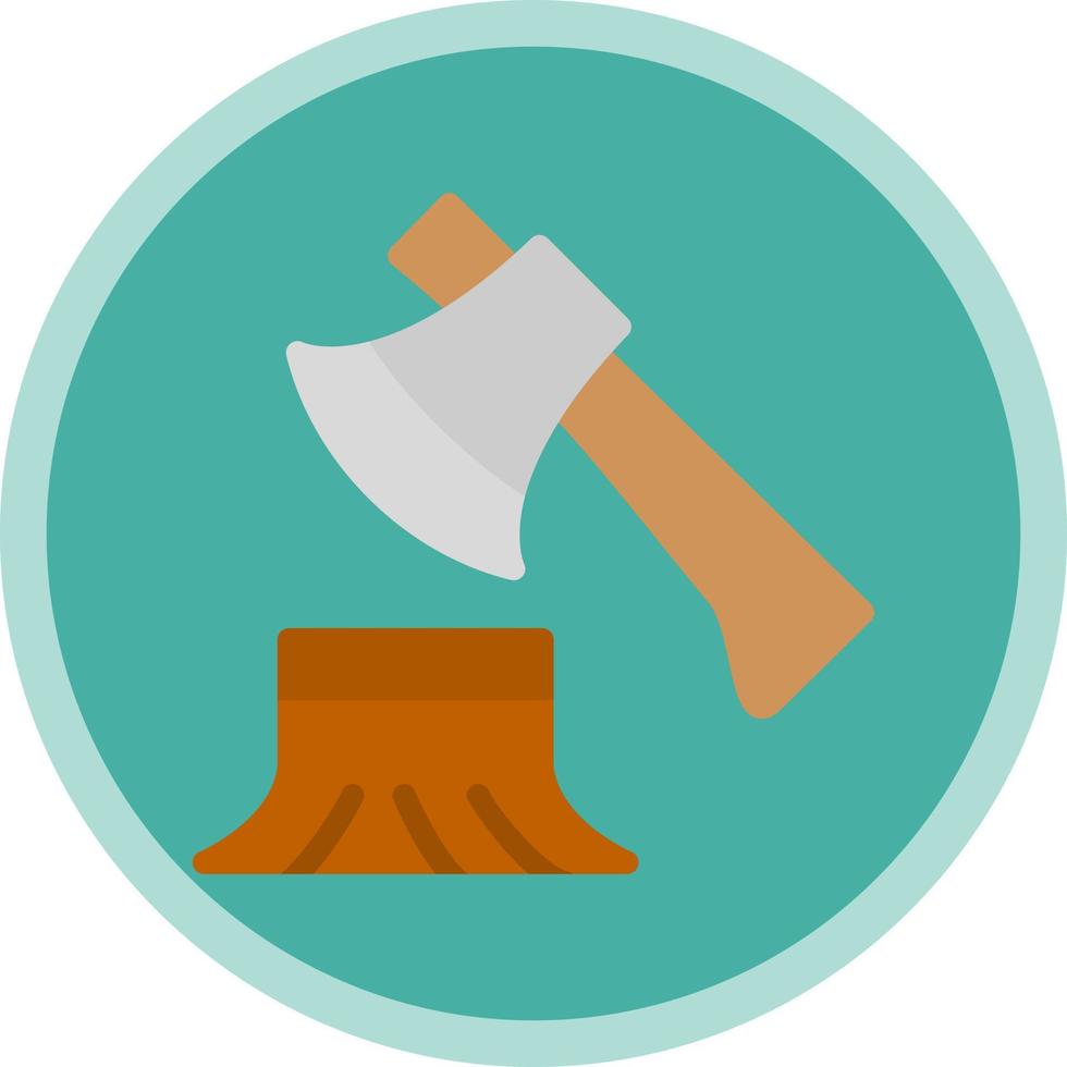 design de ícone de vetor de desmatamento