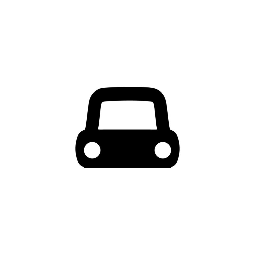 carro ícone. simples estilo Táxi poster fundo símbolo. carro marca logotipo Projeto elemento. carro camiseta impressão. vetor para adesivo.
