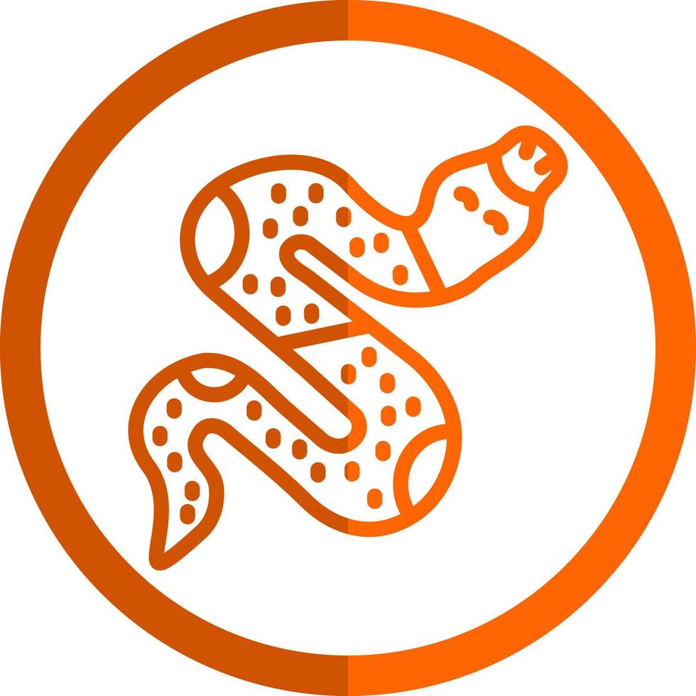 design de ícone de vetor de cobra