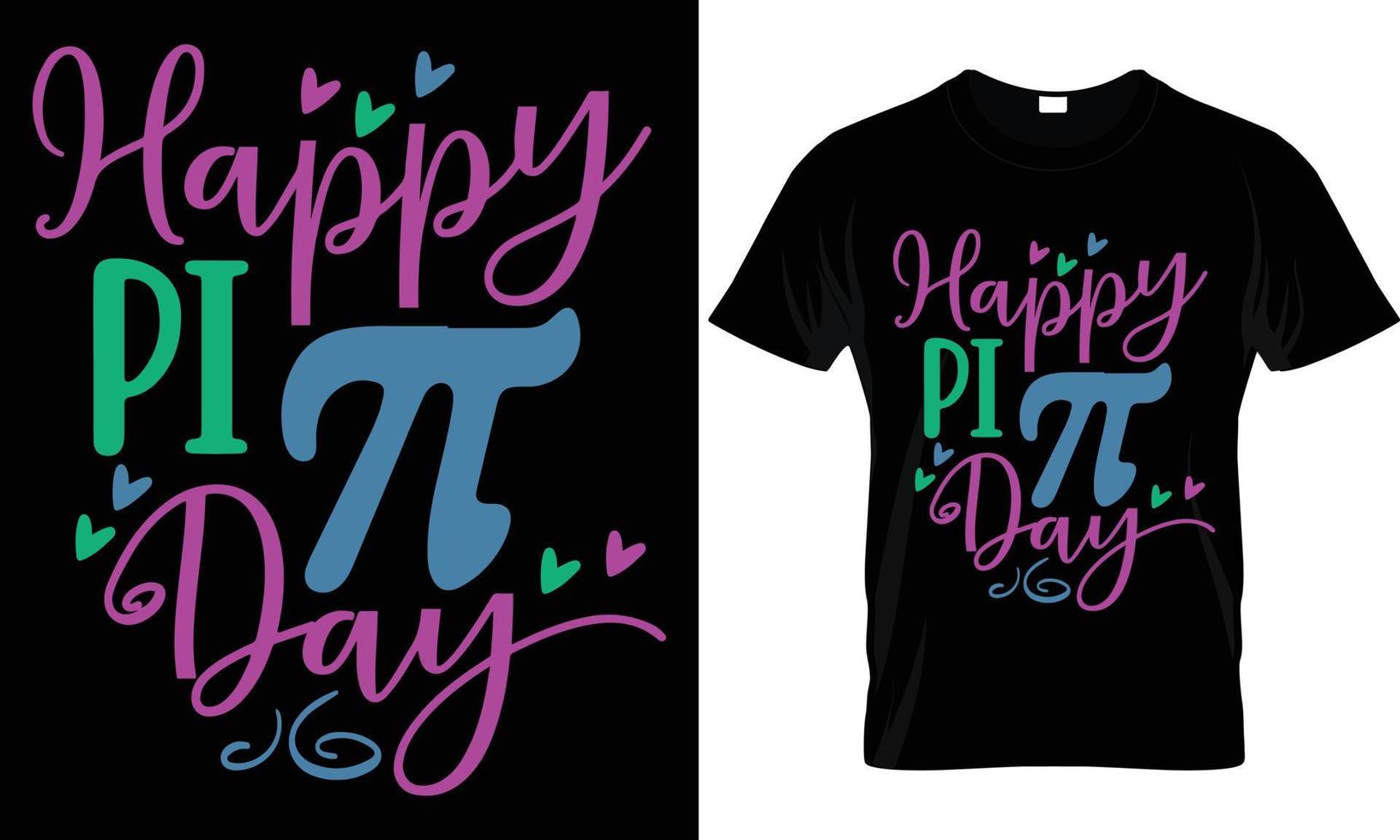 pi dia t - camisa Projeto vetor