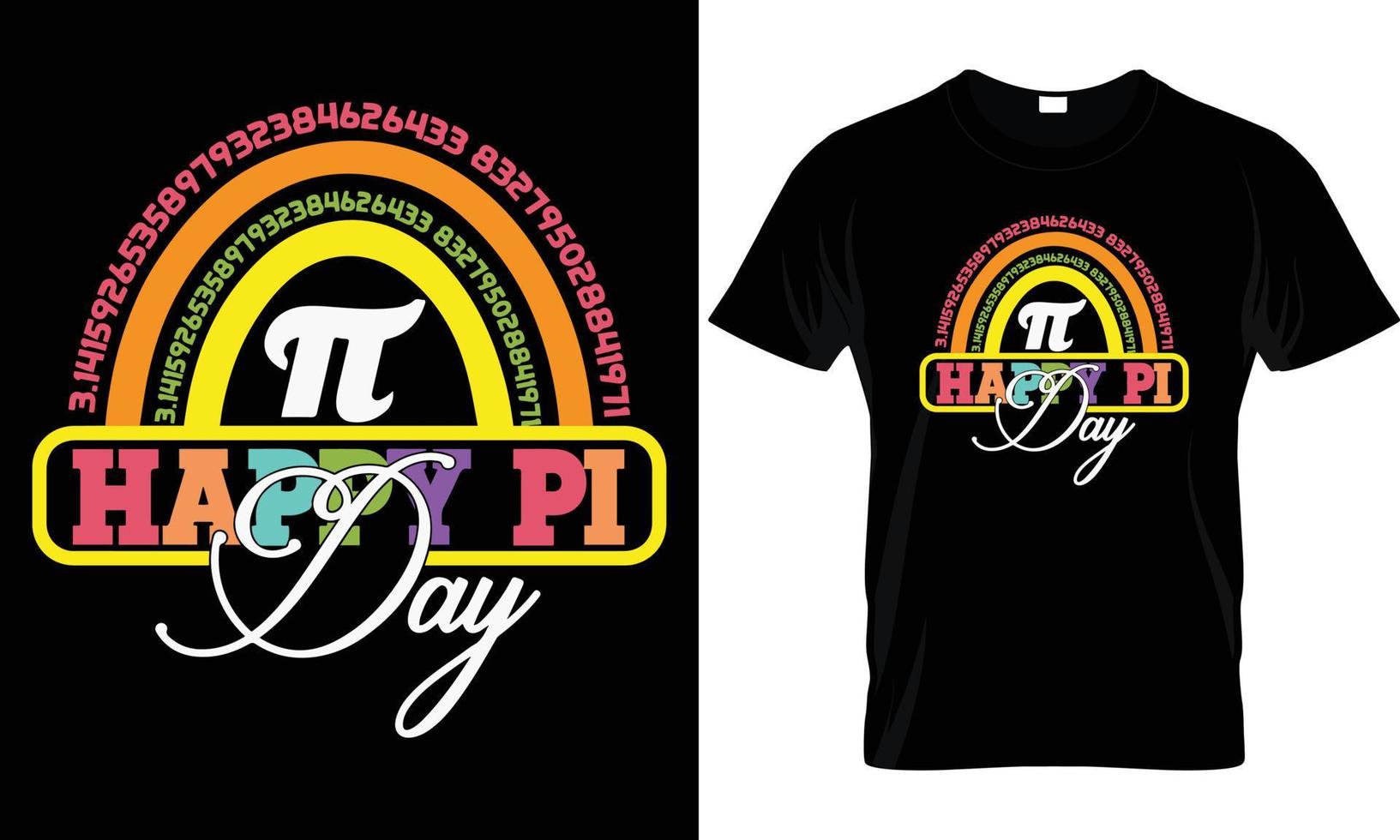 pi dia t - camisa Projeto vetor