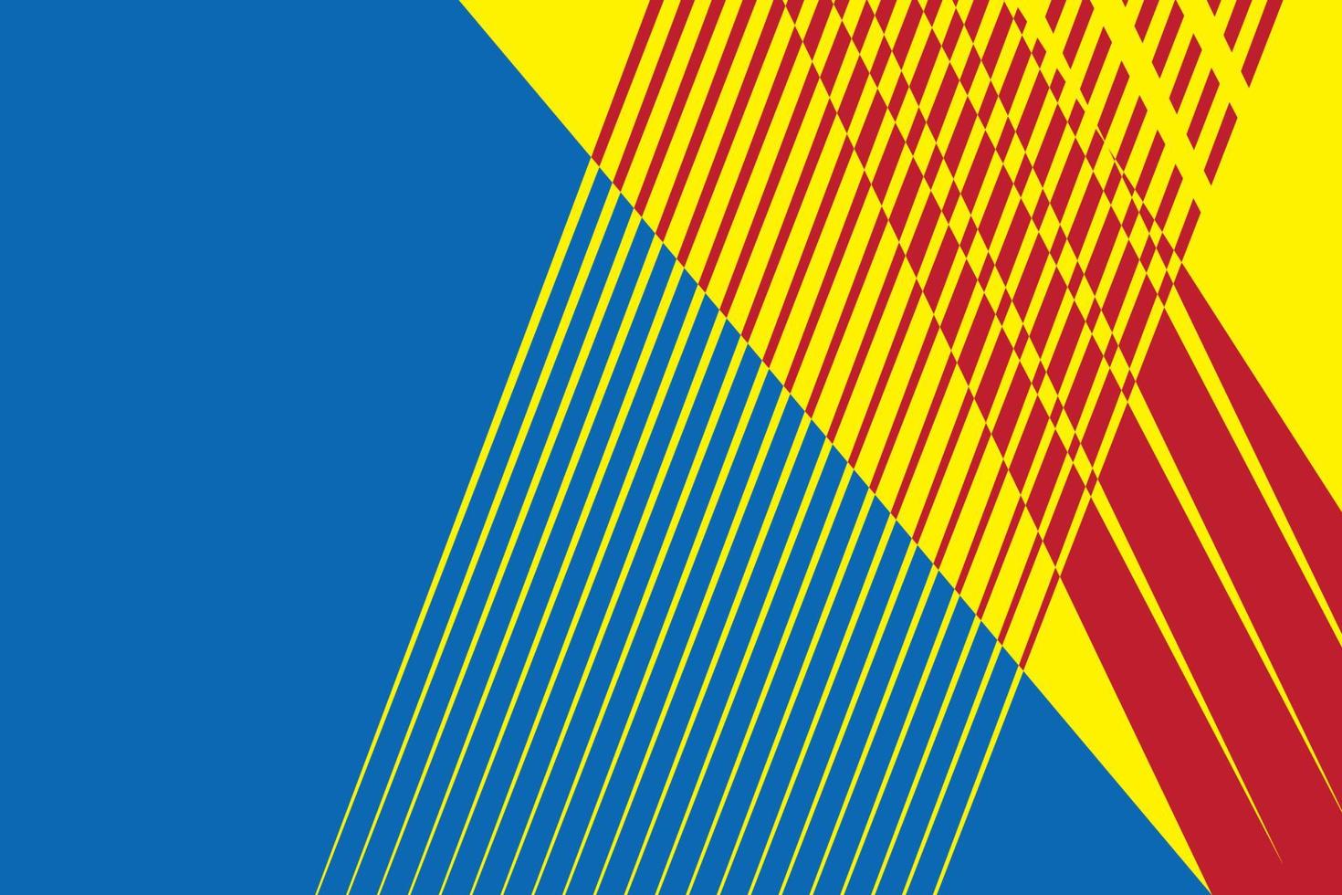 primário cores fundo, azul, vermelho, e amarelo dentro geométrico forma. vetor ilustração.