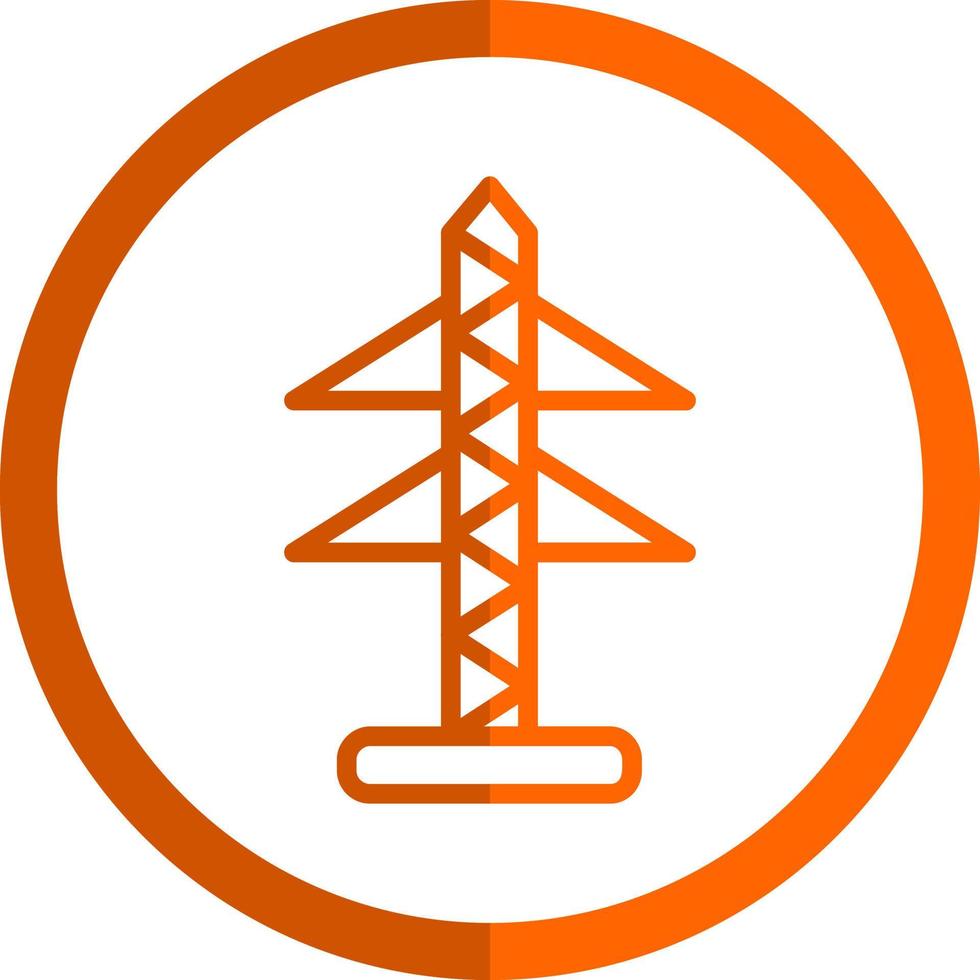 design de ícone de vetor de torre elétrica