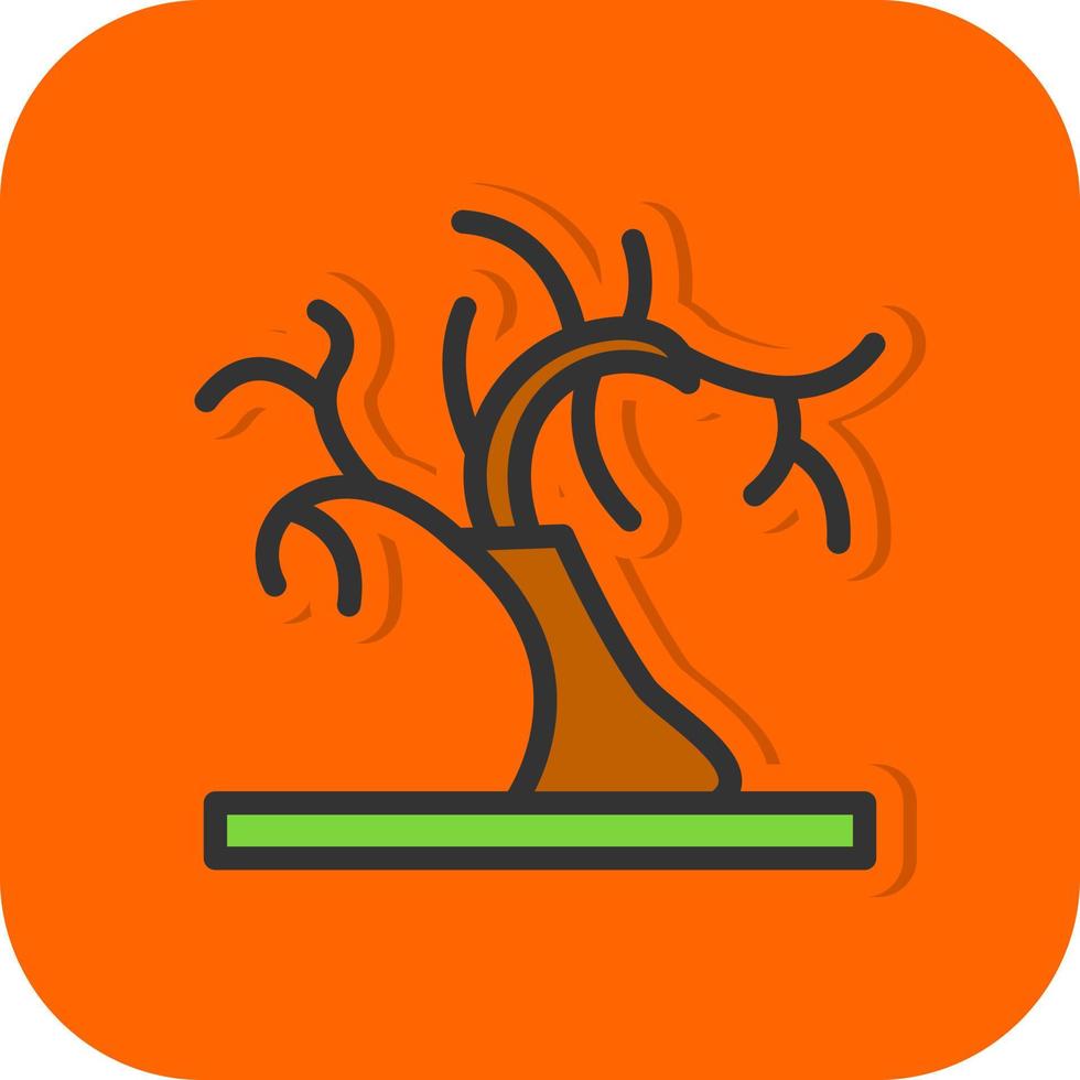 design de ícone de vetor de árvore do mundo