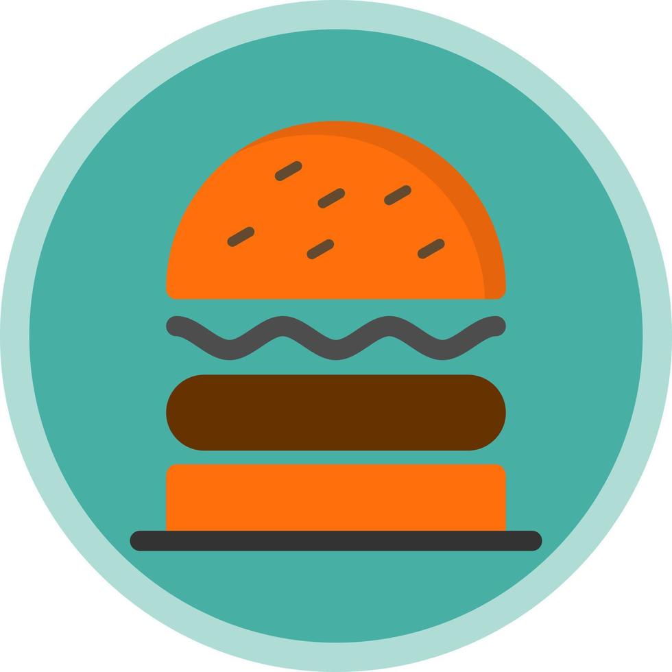 design de ícone de vetor de sanduíche de hambúrguer