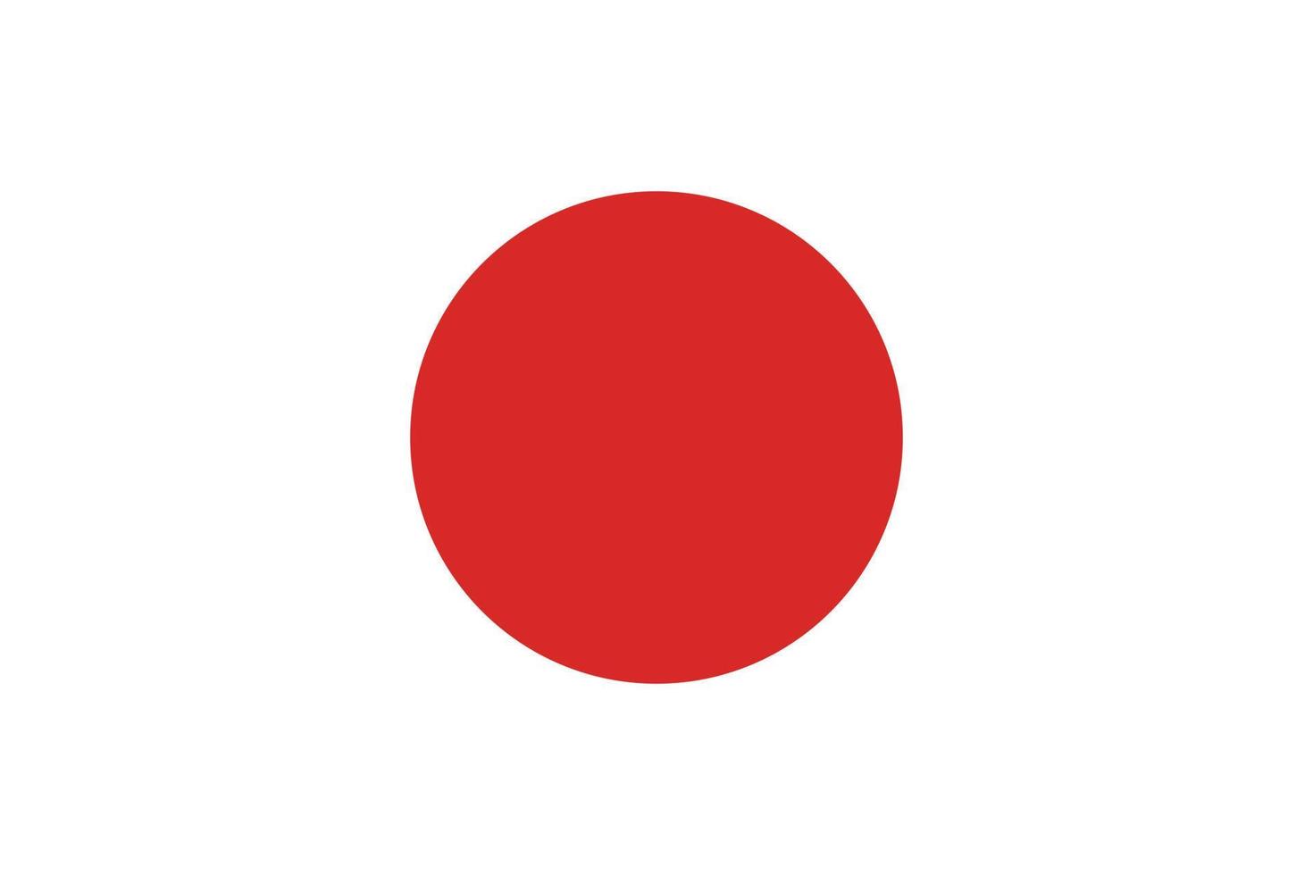 japonês bandeira. simples bandeira vetor. vetor