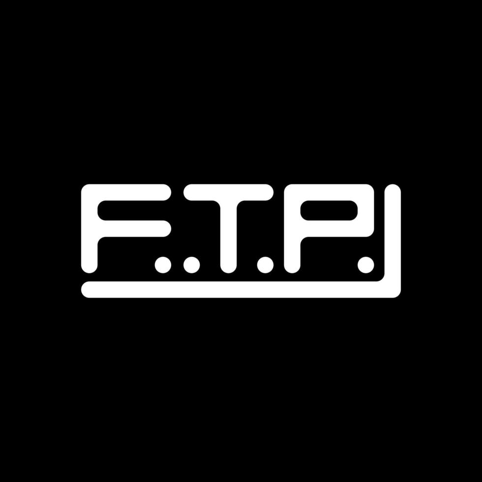 ftp carta logotipo criativo Projeto com vetor gráfico, ftp simples e moderno logotipo.