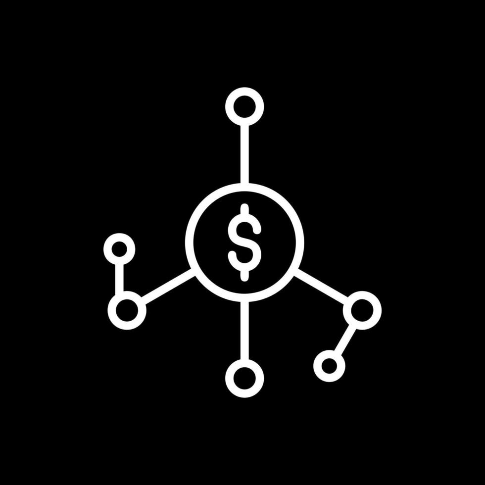 design de ícone de vetor de rede de dinheiro
