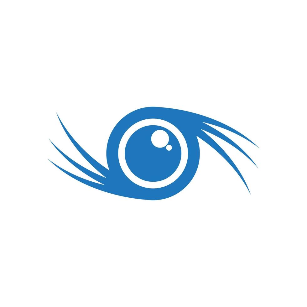 design de logotipo de vetor para cuidados com os olhos