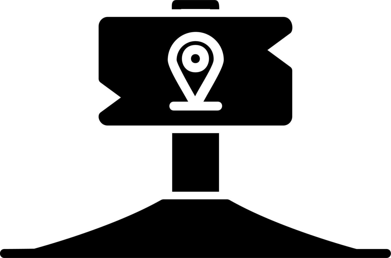 ícone de vetor de sinalização