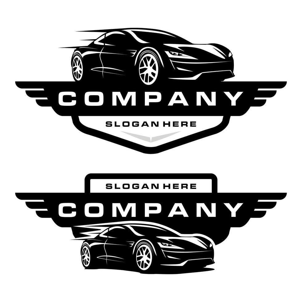 logotipo do carro esporte vetor