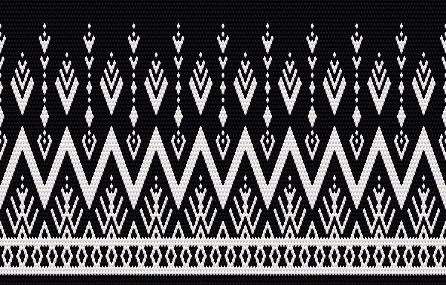 bordado de padrão étnico geométrico e design tradicional. textura tribal étnica do vetor. design para tapete, papel de parede, roupas, embrulho, batik, tecido em estilo de bordado em temas étnicos. vetor