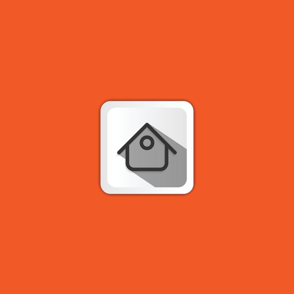 logotipo do ícone de casa vetor