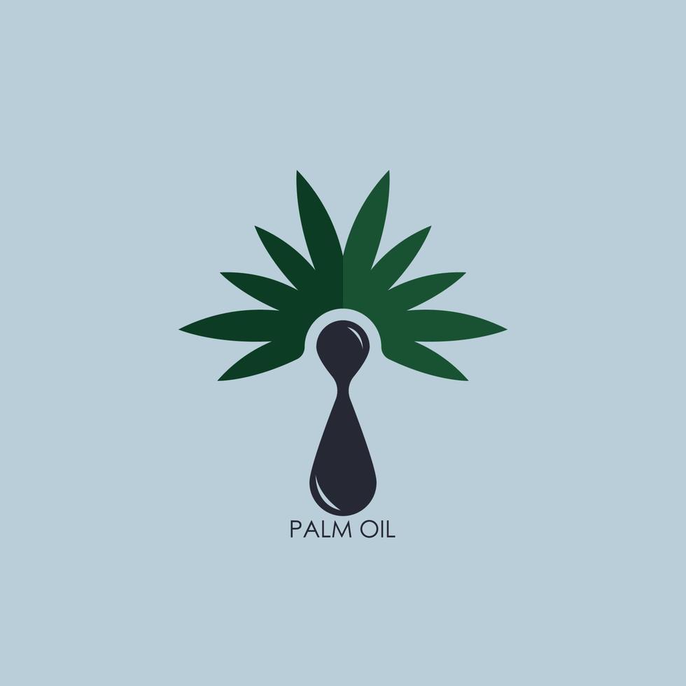 Palma verão ícone logotipo vetor