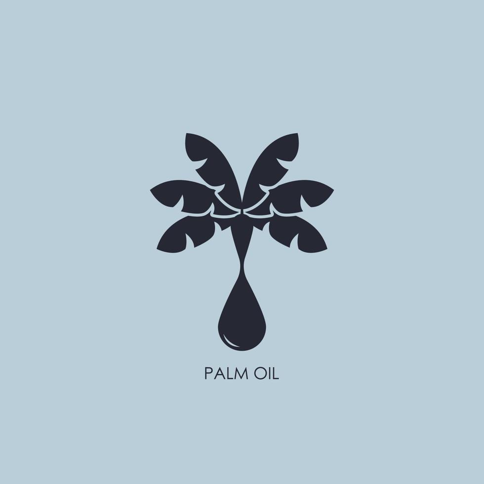 Palma verão ícone logotipo vetor