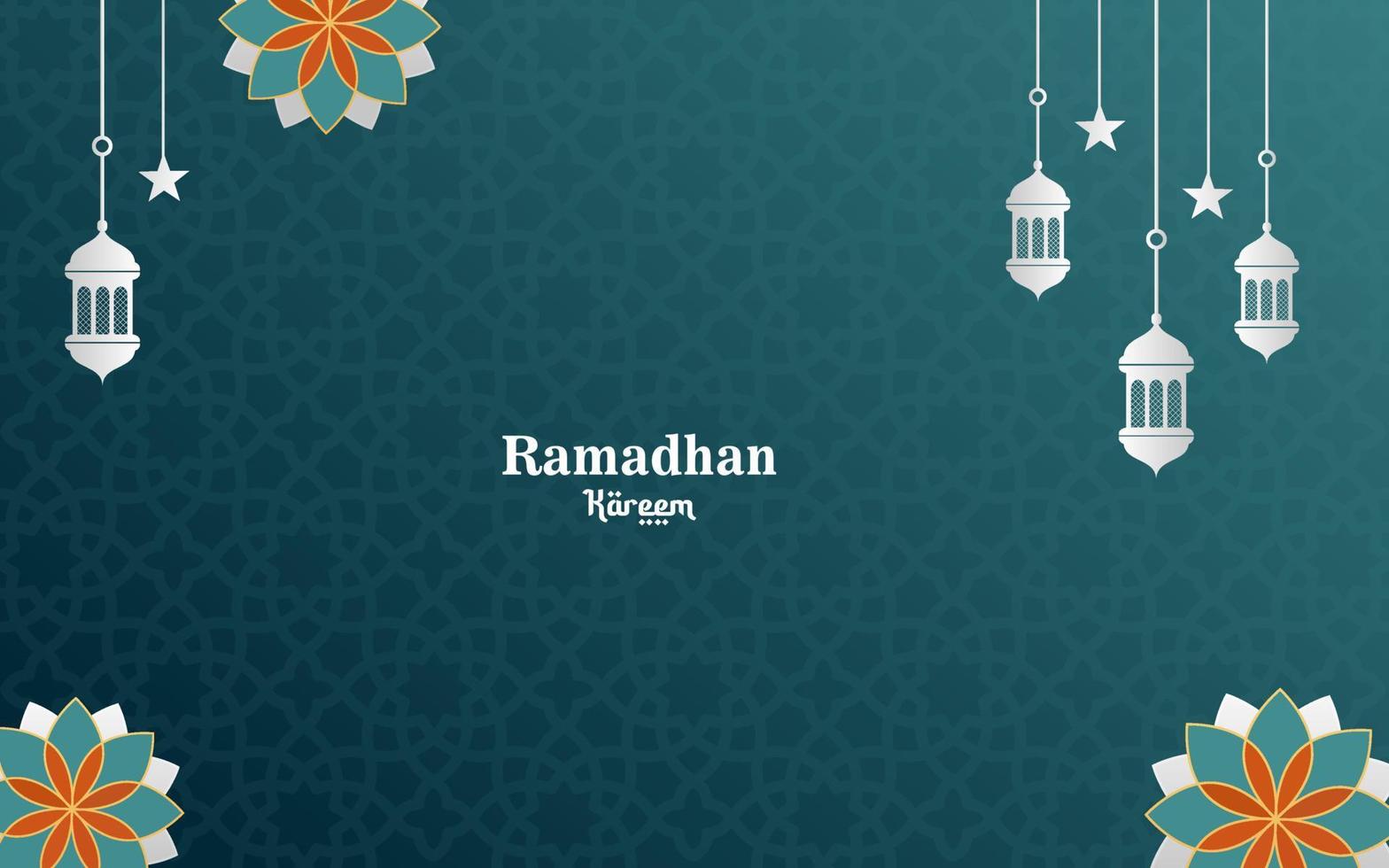 vetor islâmico Ramadã kareem fundo