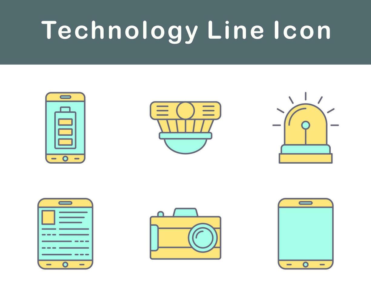 tecnologia vetor ícone conjunto