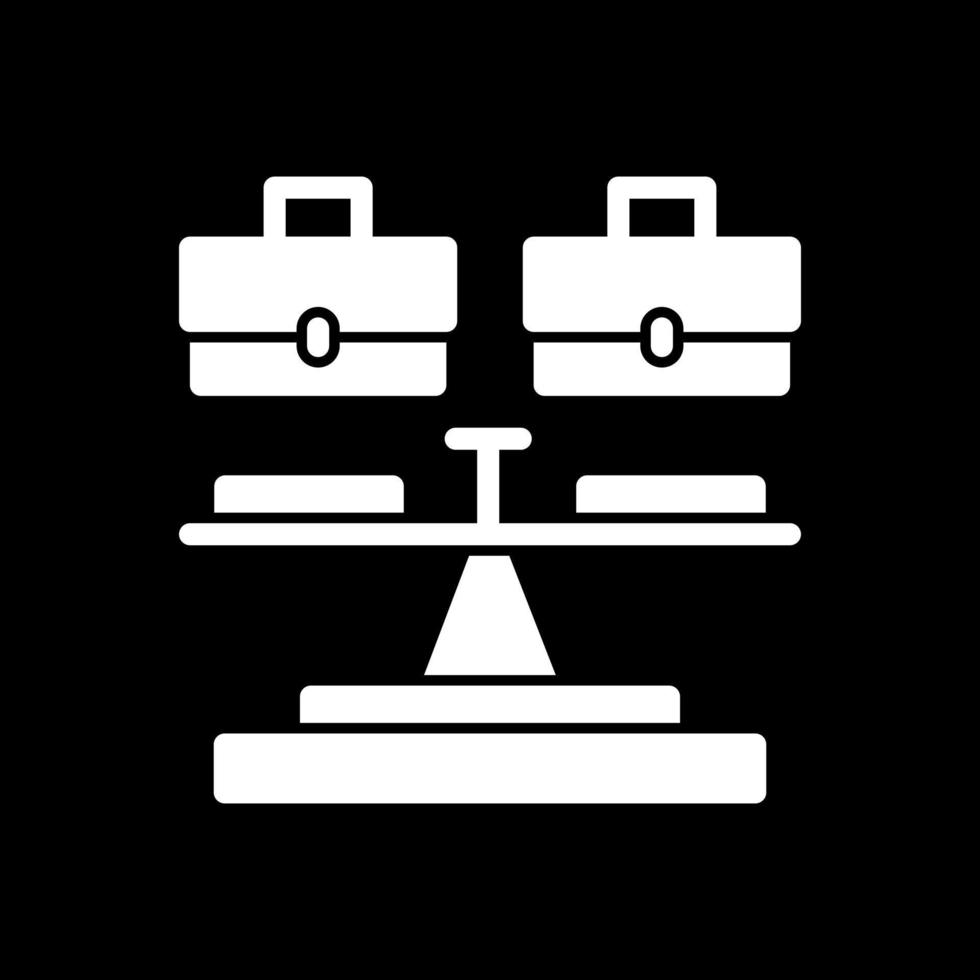 design de ícone de vetor de contrapeso