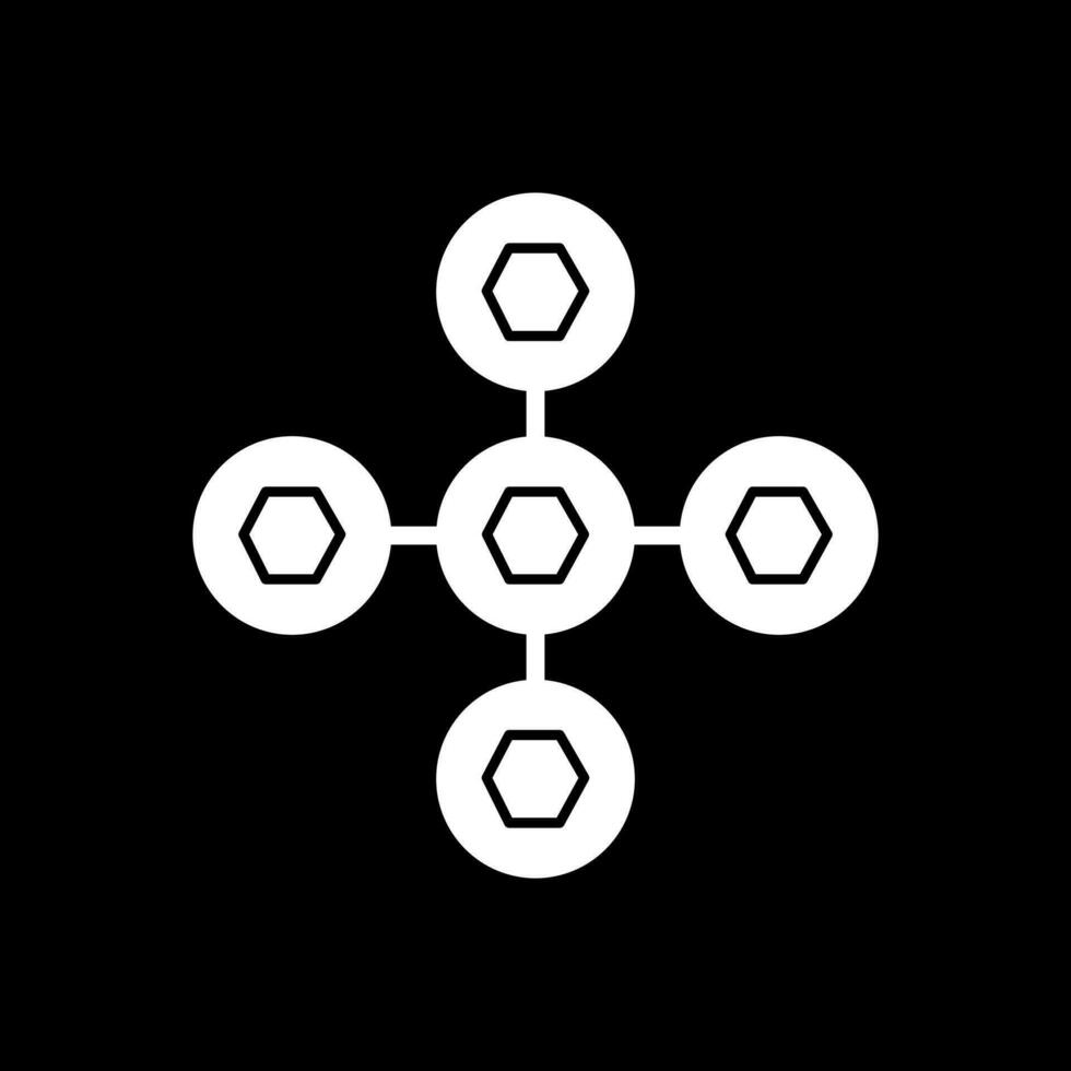 design de ícones vetoriais de interações biomoleculares vetor