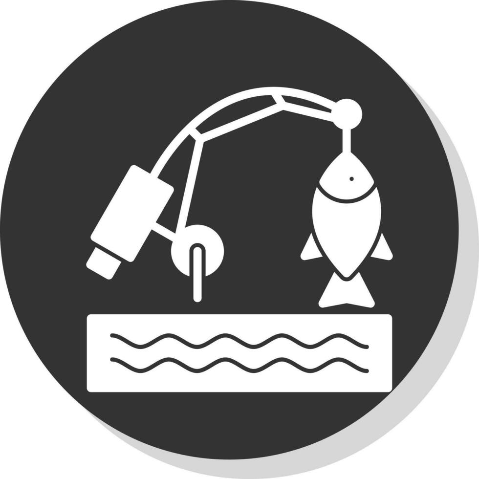 design de ícone de vetor de pesca