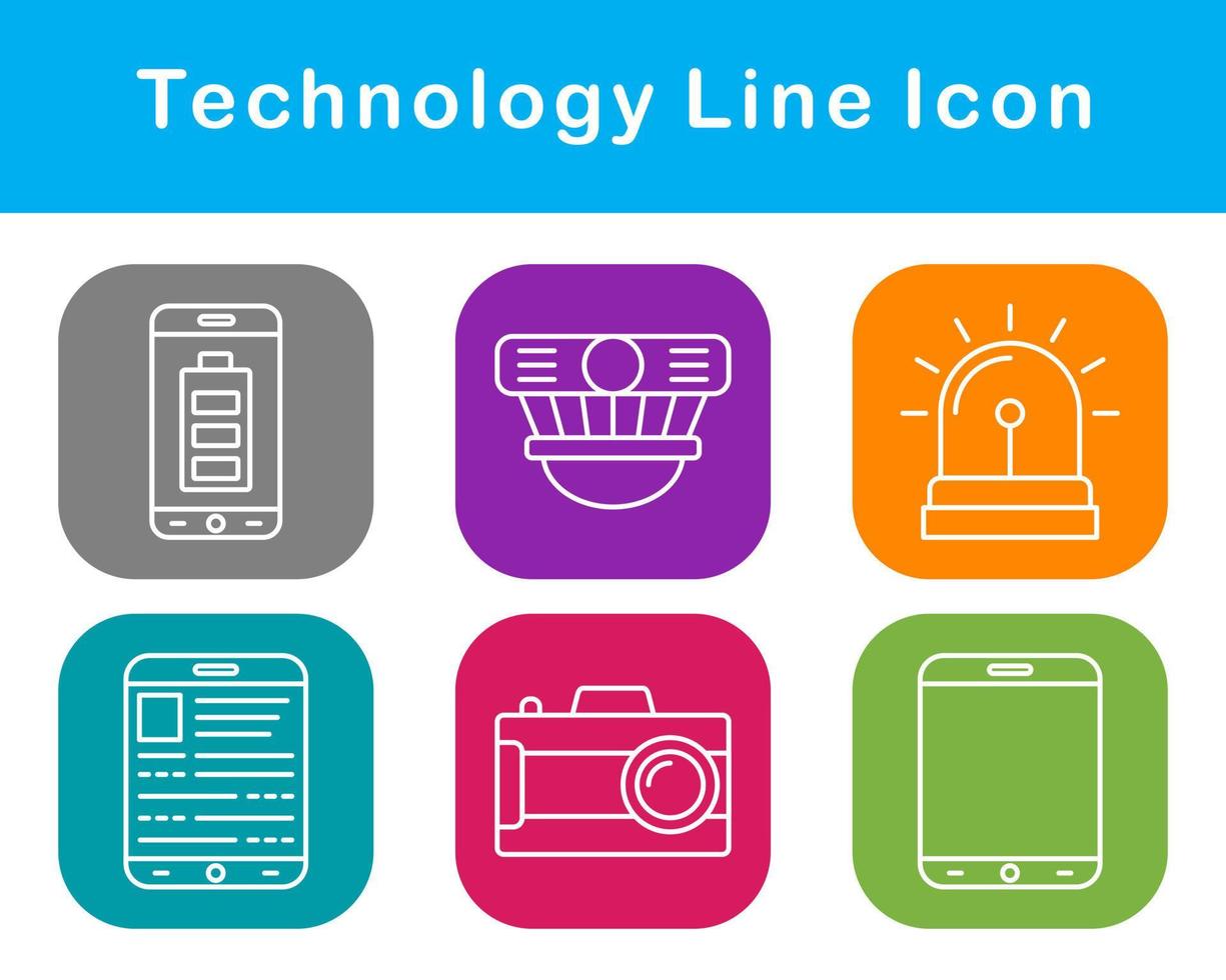 tecnologia vetor ícone conjunto