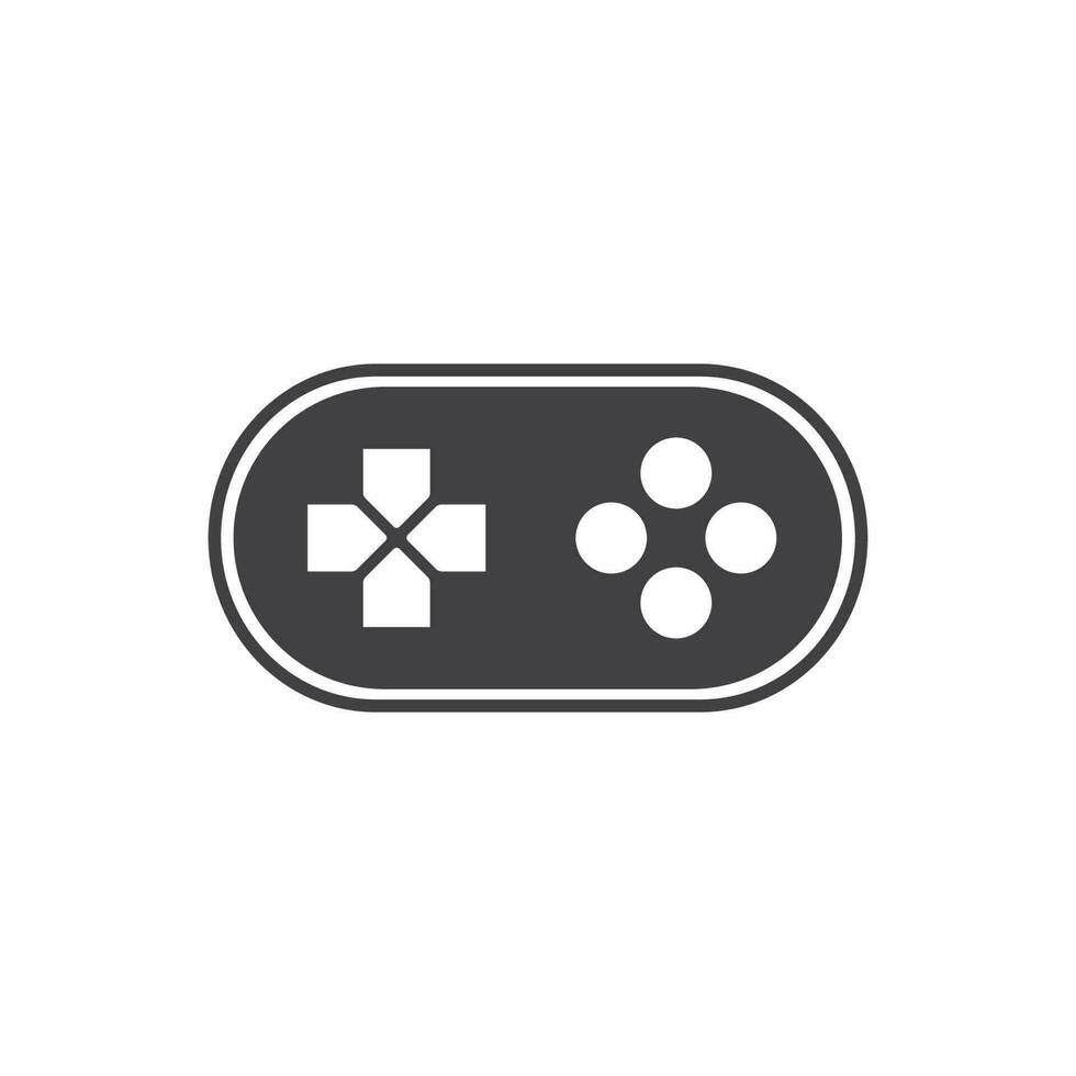 vídeo jogos controlador logotipo ícone vetor ilustração