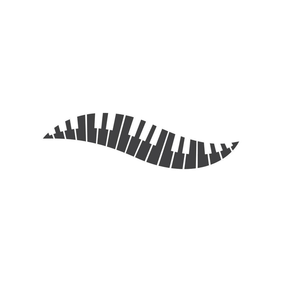 piano ícone vetor ilustração Projeto