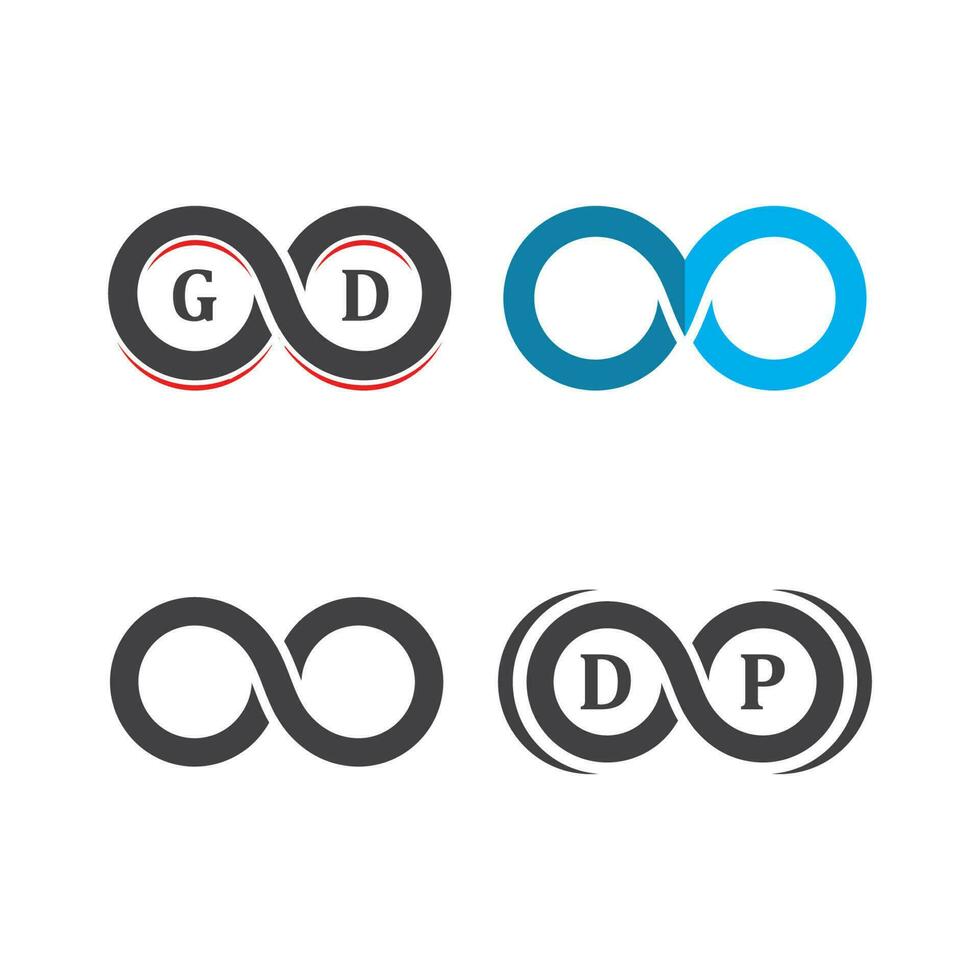 infinidade logotipo ícone vetor ilustração Projeto