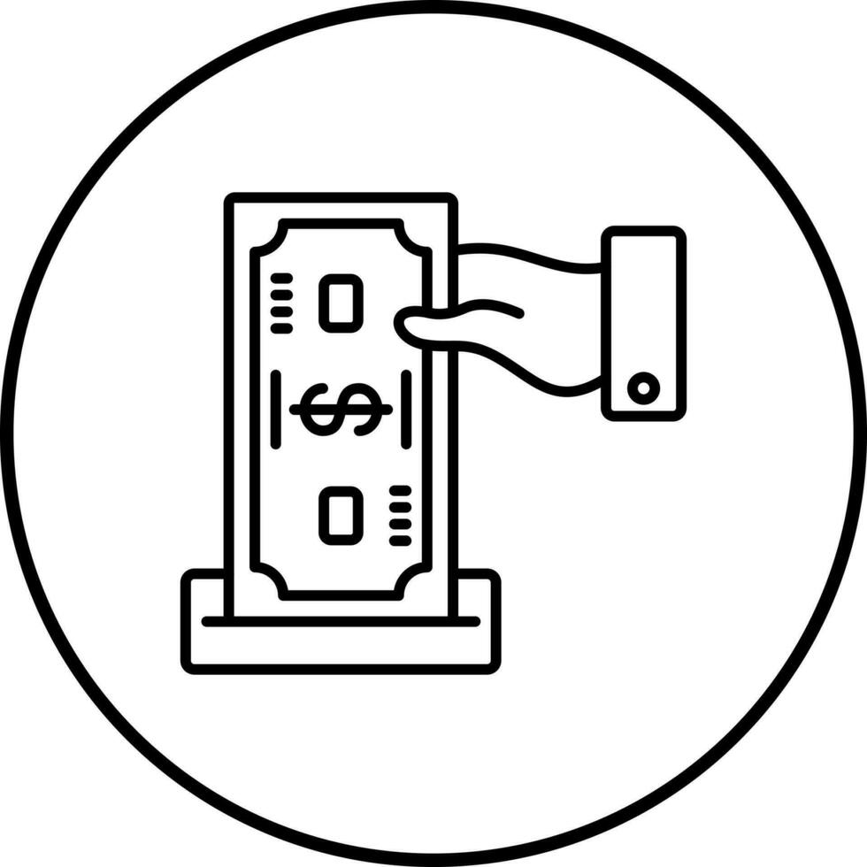 ícone de vetor de depósito