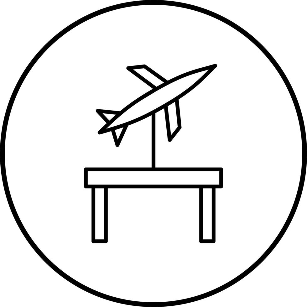 ícone de vetor de exibição de jato